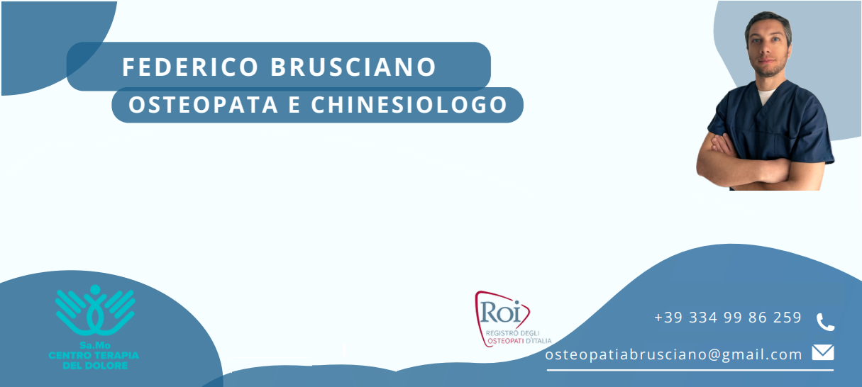 Osteopata e Chinesiologo Federico Brusciano