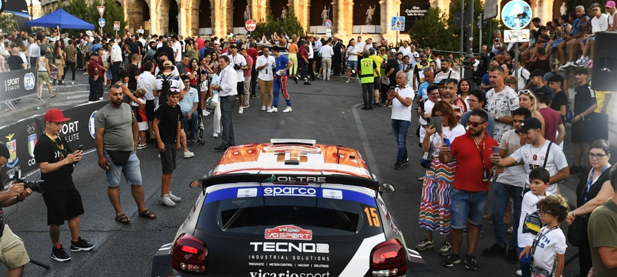 Rally di Roma Capitale Spettacolo al Celio